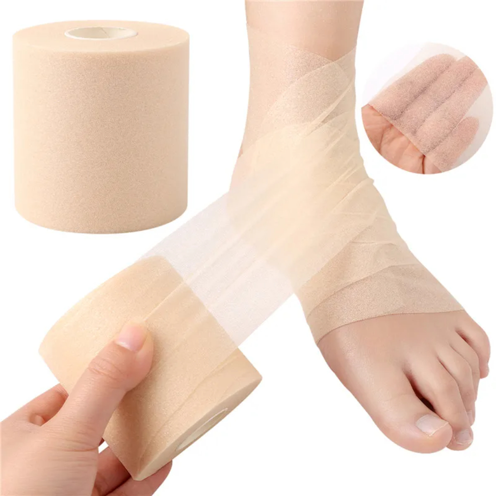 フォームコットンスキンフィルム自己粘着性弾性包帯肘膝スキンマ - Medical Tape のレビューと価格