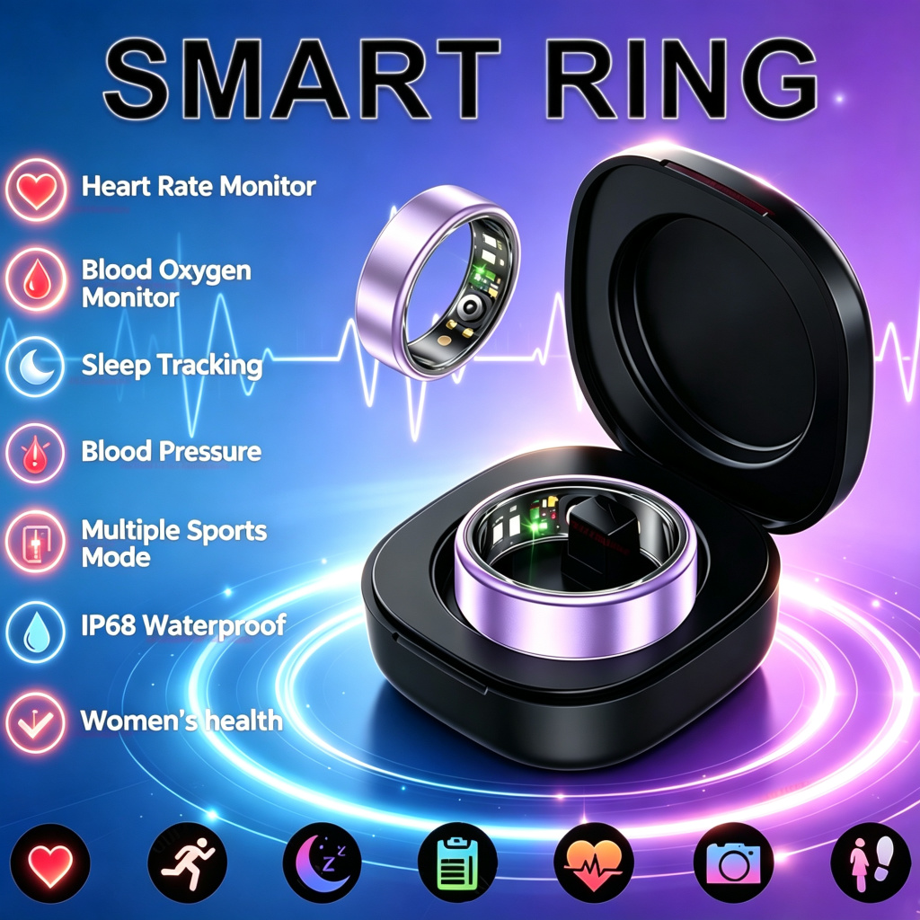 2026 スマートリング 血圧 心拍数 睡眠モニタリング ス - Blood Pressure Monitor のレビューと価格