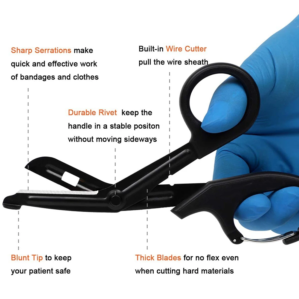 緊急用応急処置ハサミ - IFAKキット、アウトドアサバイバ - Medical Scissors のレビューと価格