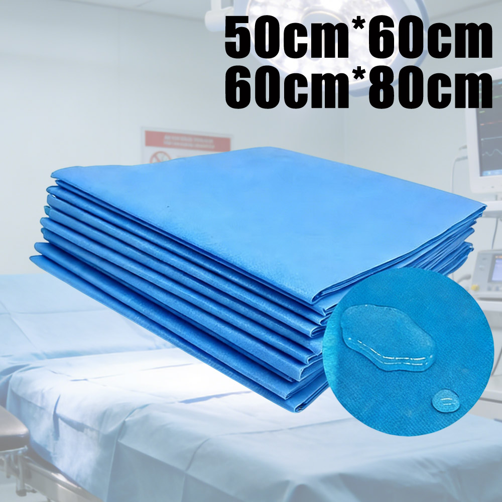 20-100 個滅菌使い捨て手術用ドレープシートブルー不織布 - Medical Gloves のレビューと価格
