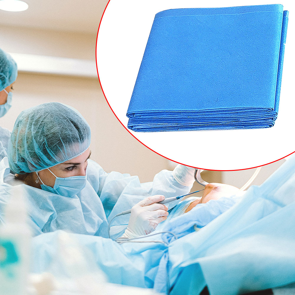 20-100 個滅菌使い捨て手術用ドレープシートブルー不織布 - Medical Gloves のレビューと価格