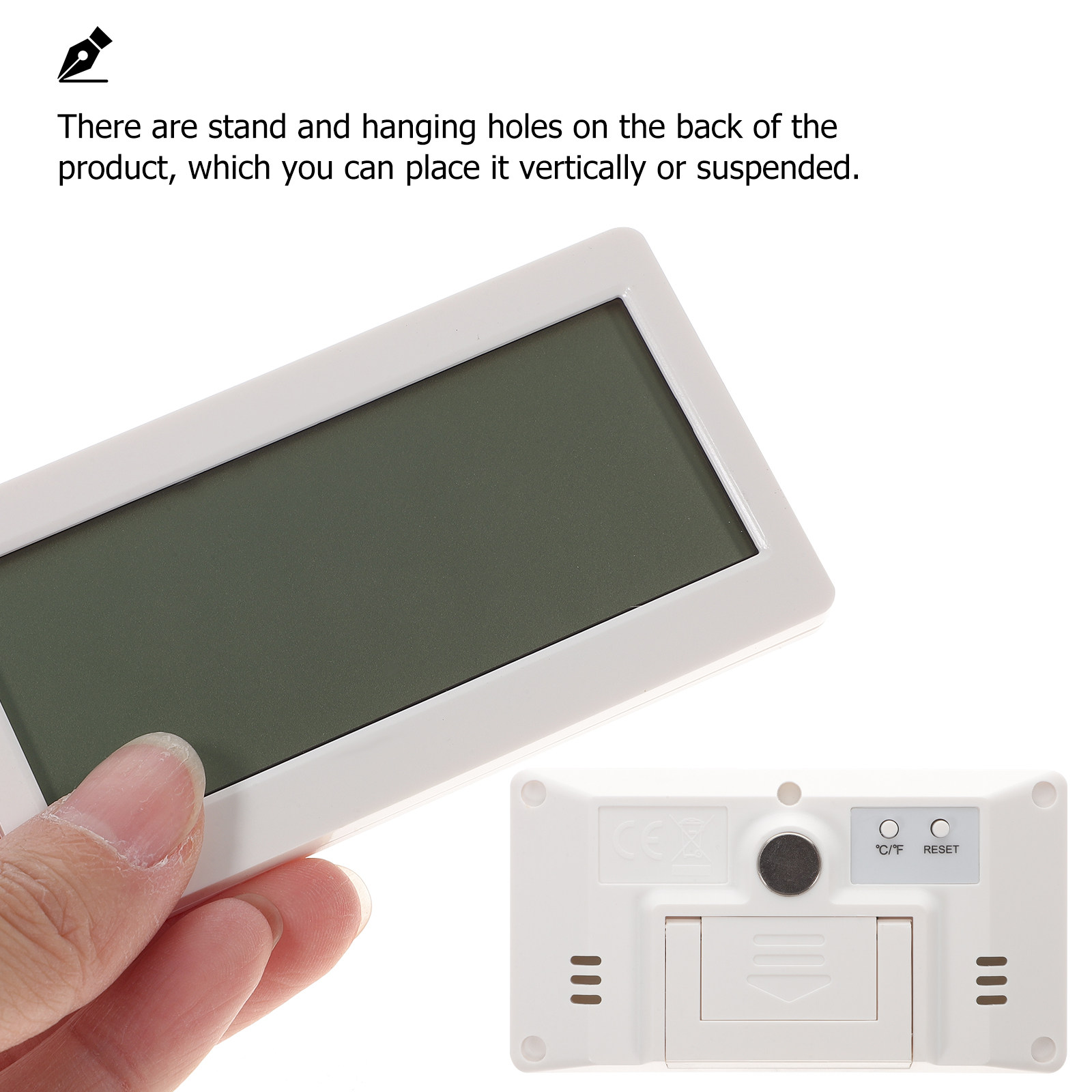 小型液晶デジタル湿度計、温度計、屋内・屋外用、吸盤式、壁掛け - Thermometer Digital のレビューと価格