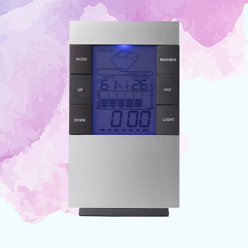 1個入り。室内温度・湿度を表示し、時刻と日付を表示する、壁掛 - Thermometer Digital のレビューと価格